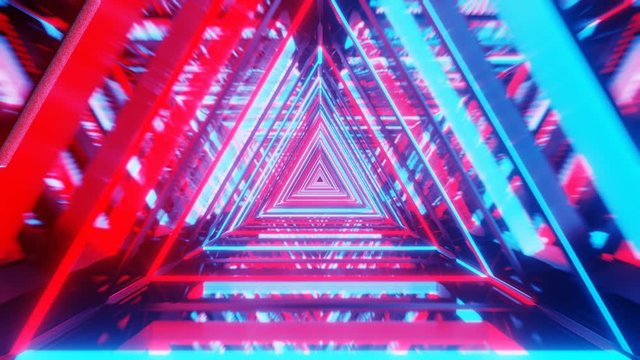 Seamless Sci-Fi Video Looping - 3d Rendering