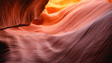 Obraz premium Courbes et texture à Antelope Canyon - Grand Ouest Américain