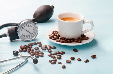 The effect of coffee on human blood pressure.