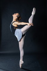 Portrait of young ballet dancer