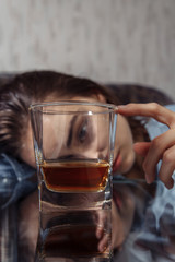 Female alcoholism. Bad habits. Problems with alcohol. Harm to health