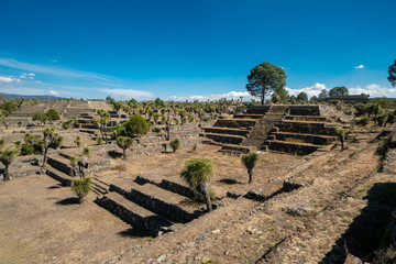Fototapeta na wymiar Cantona, Puebla, Mexico - a mesoamerican archaeoligical site with only few visitors