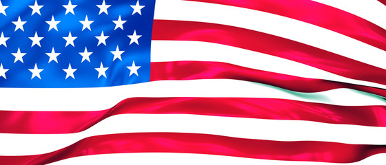 USA flag 3d background country