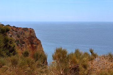 Coast in Lagos, Portugal