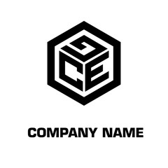 logo initial letter font alphabet for a company and industrial