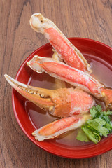 冬の味覚　カニ汁