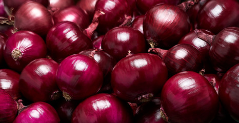 Onions background. Food background.