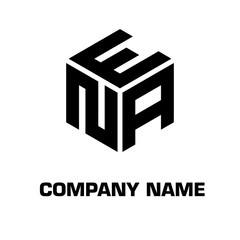 logo initial letter font alphabet for a company and industrial