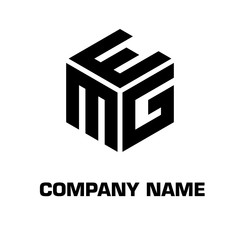 logo initial letter font alphabet for a company and industrial