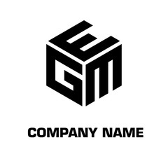 logo initial letter font alphabet for a company and industrial