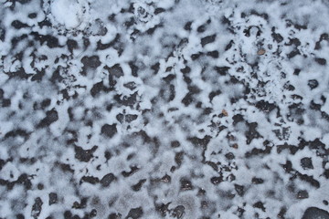 texture of frozen ice