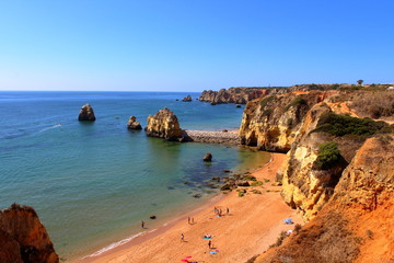 Rock and Sea in Lagos, Portugal