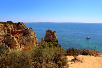 coast in lagos, portugal