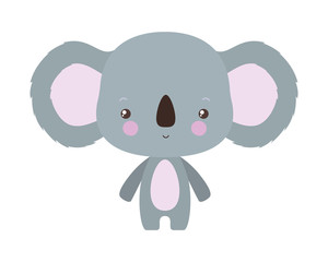 Cute koala cartoon vector design