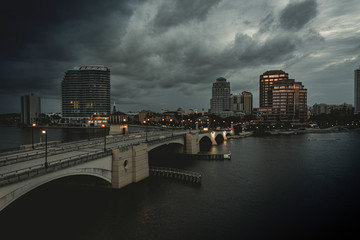 West Palm Beach Aerial, Early Morning