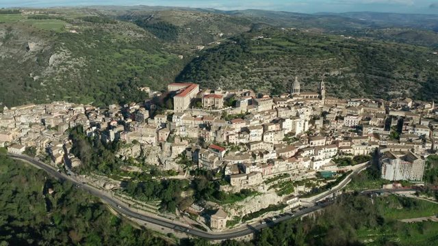 day flying right alongside Ragusa Ibla in Sicily