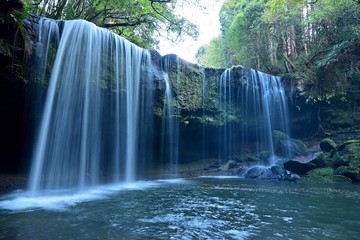 鍋ヶ滝（裏見の滝）の情景＠熊本