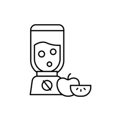 Blender fruits icon. Simple line, outline vector cooking icons for ui and ux, website or mobile application