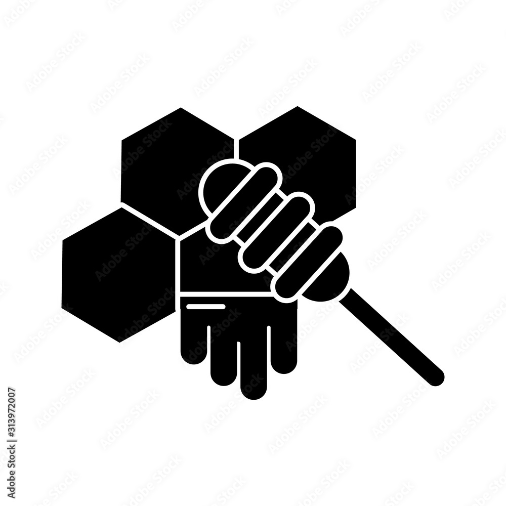 Poster honey diet icon. simple diet icons for ui and ux, website or mobile application