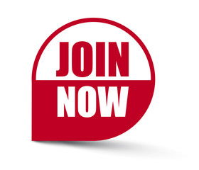 red vector banner join now