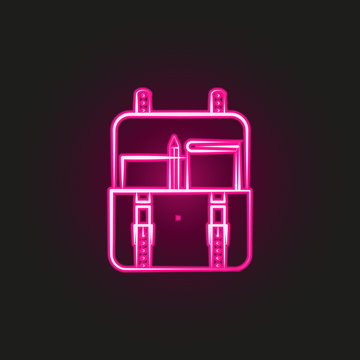 education neon style icon. Simple thin line, outline vector of education icons for ui and ux, website or mobile application