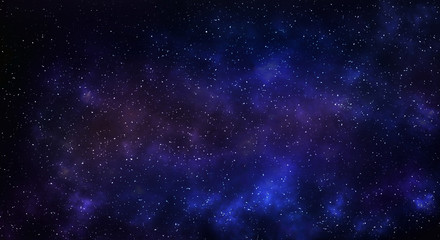 Obraz na płótnie Canvas Milky way galaxy with stars and space background.
