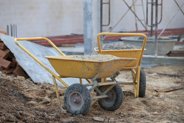 CONSTRUCTION OF INDUSTRIAL WHEELBARROW