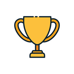 Isolated trophy icon vector design