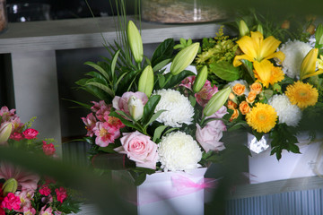 flower arrangement, bouquet of flowers