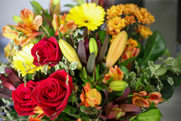 flower arrangement, bouquet of flowers