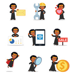 Set of woman character as a evil sorceress in a horror novel.