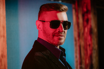 fashionable stylish man