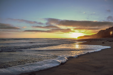 California Sunset along the Beach