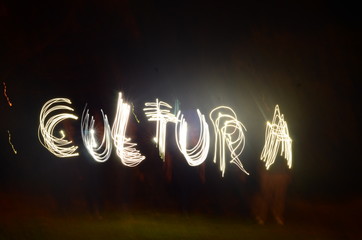 light painting cultura