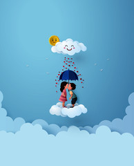 girl with an umbrella