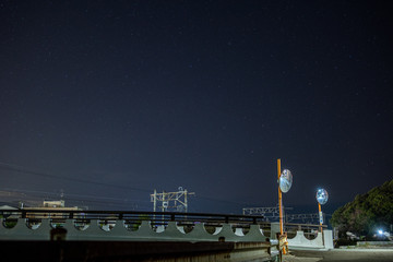 夜空のたくさんの星
