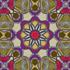 Kaleidoscope Mandala Art Design Abstract Background