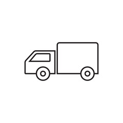 Delivery Truck Icon Vector Design Logo
