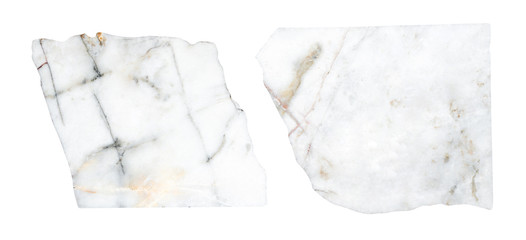 Marble pieces cut into different shapes with natural beige colors pattern stone for floor or wall...