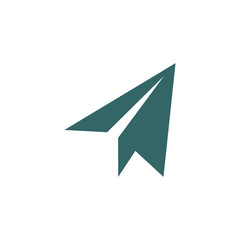 PAPER PLANE ICON VECTOR