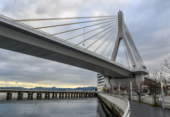 Cable-stayed Aomori Bay Bridge
