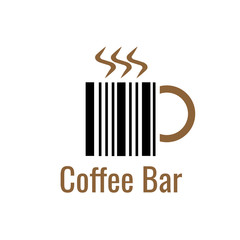 coffee bar logo. store identity