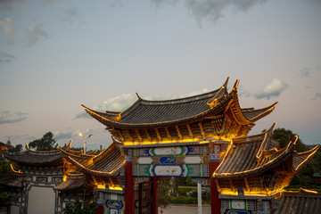 Fototapeta premium Ancient house in Dali city, Yunnan province, China