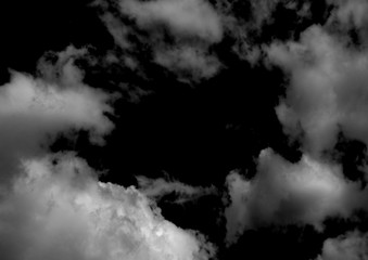 Night cloudy sky