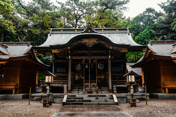 Fototapeta premium The shrines in Kyushu.