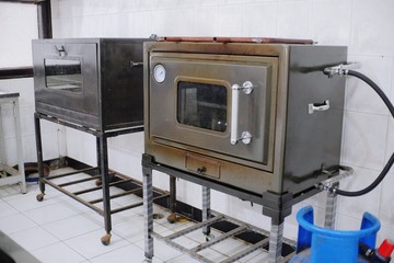 Fototapeta premium Old stove in the kitchen