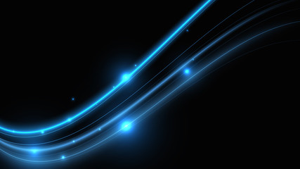 Smooth waves of water shapes