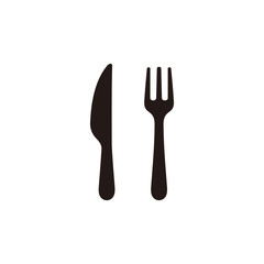 Fork and knife icon symbol vector illustration