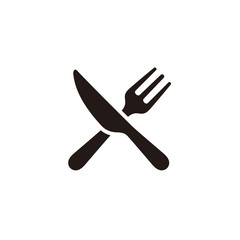 Fork and knife icon symbol vector illustration