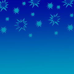 Fototapeta na wymiar blue star sky for background